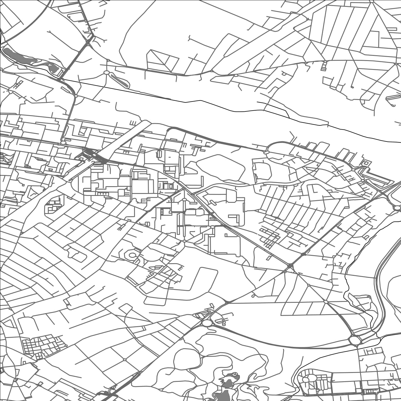 ROAD MAP OF GARGES-LES-GONESSE, FRANCE BY MAPBAKES