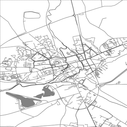 ROAD MAP OF GISORS, FRANCE BY MAPBAKES