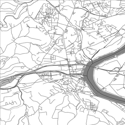 ROAD MAP OF GIVORS, FRANCE BY MAPBAKES