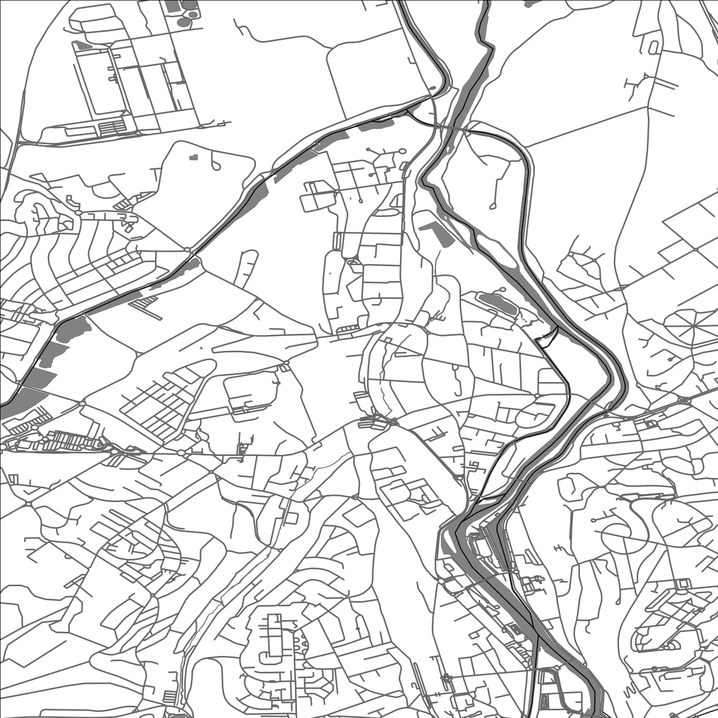 ROAD MAP OF GOLBEY, FRANCE BY MAPBAKES