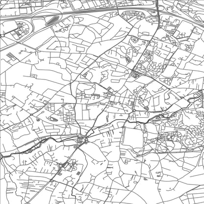 ROAD MAP OF GRADIGNAN, FRANCE BY MAPBAKES