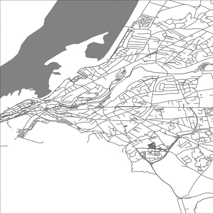 ROAD MAP OF GRANVILLE, FRANCE BY MAPBAKES