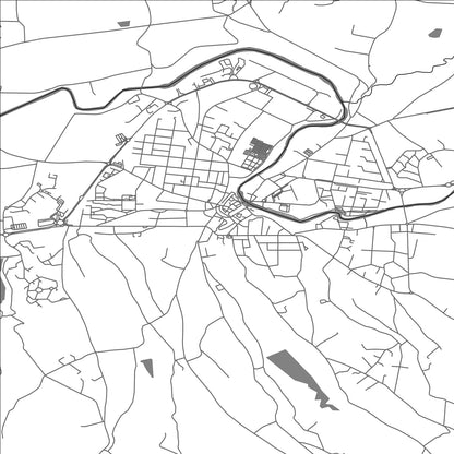 ROAD MAP OF GRAULHET, FRANCE BY MAPBAKES