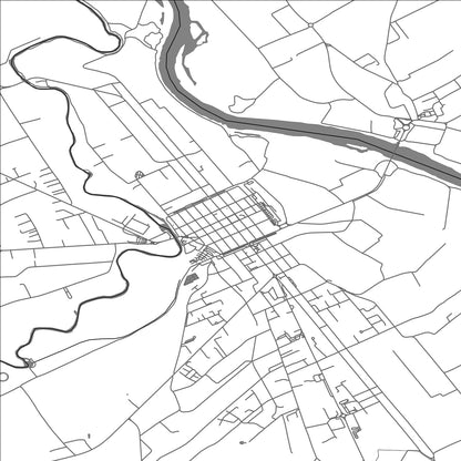 ROAD MAP OF GRENADE, FRANCE BY MAPBAKES