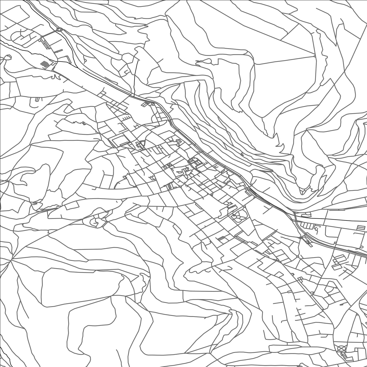 ROAD MAP OF GUEBWILLER, FRANCE BY MAPBAKES