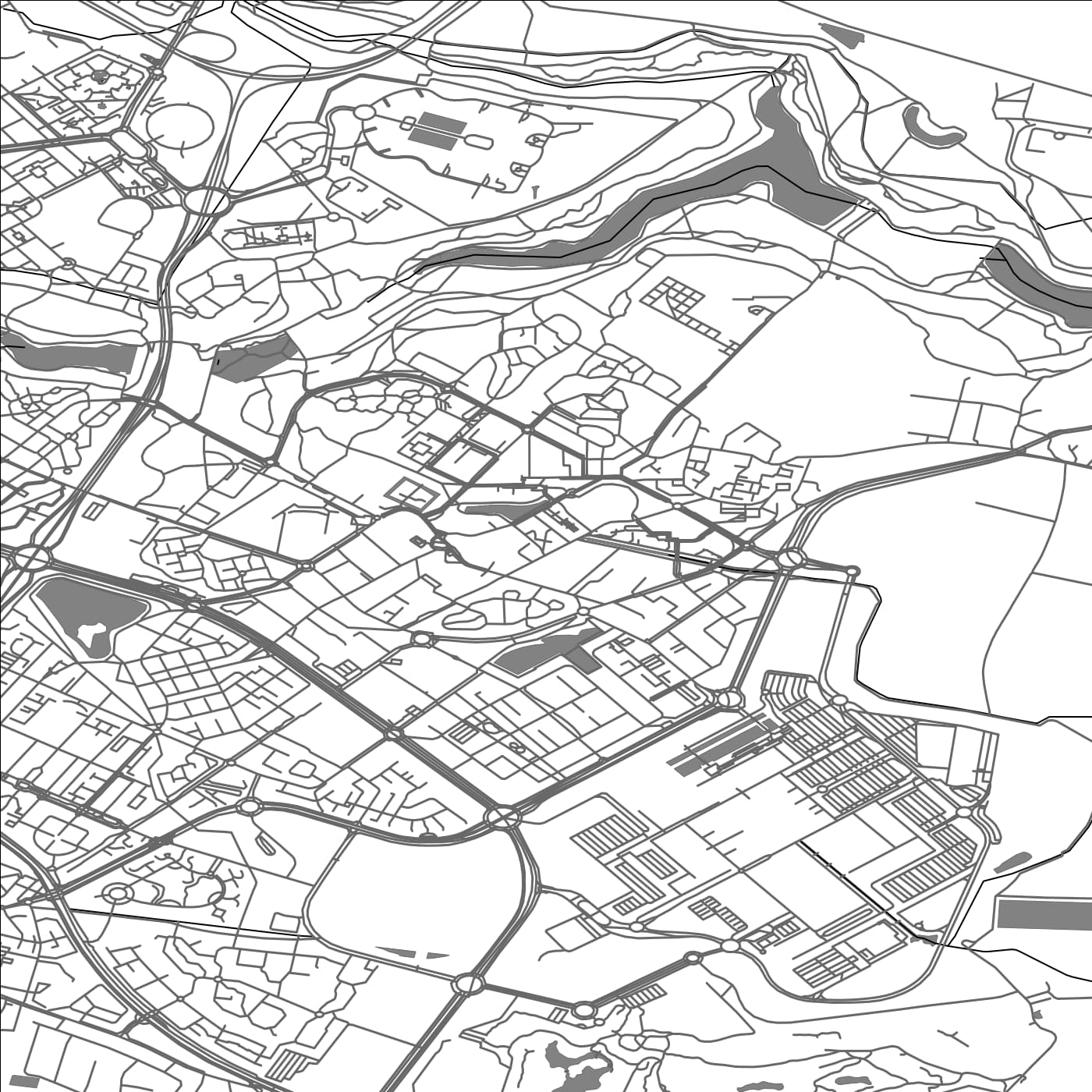 ROAD MAP OF GUYANCOURT, FRANCE BY MAPBAKES