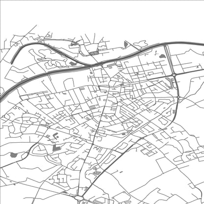 ROAD MAP OF HALLUIN, FRANCE BY MAPBAKES