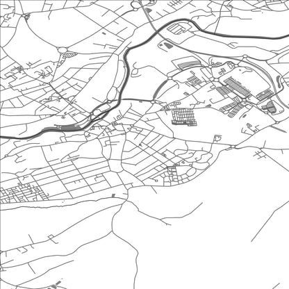 ROAD MAP OF HAUTMONT, FRANCE BY MAPBAKES