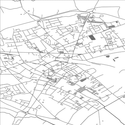 ROAD MAP OF HAZEBROUCK, FRANCE BY MAPBAKES