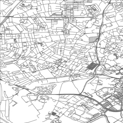 ROAD MAP OF HELLEMMES-LILLE, FRANCE BY MAPBAKES