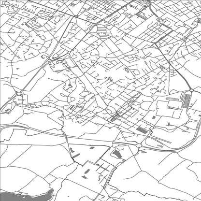 ROAD MAP OF HEM, FRANCE BY MAPBAKES