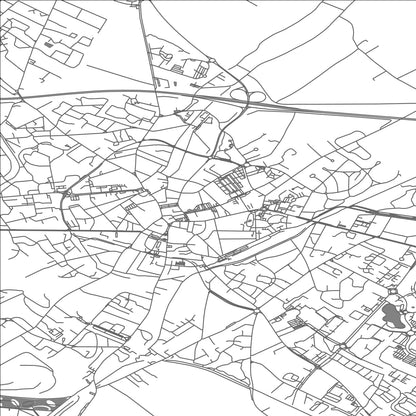 ROAD MAP OF HENIN-BEAUMONT, FRANCE BY MAPBAKES