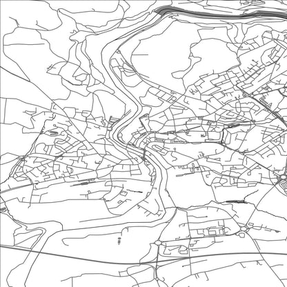 ROAD MAP OF HENNEBONT, FRANCE BY MAPBAKES