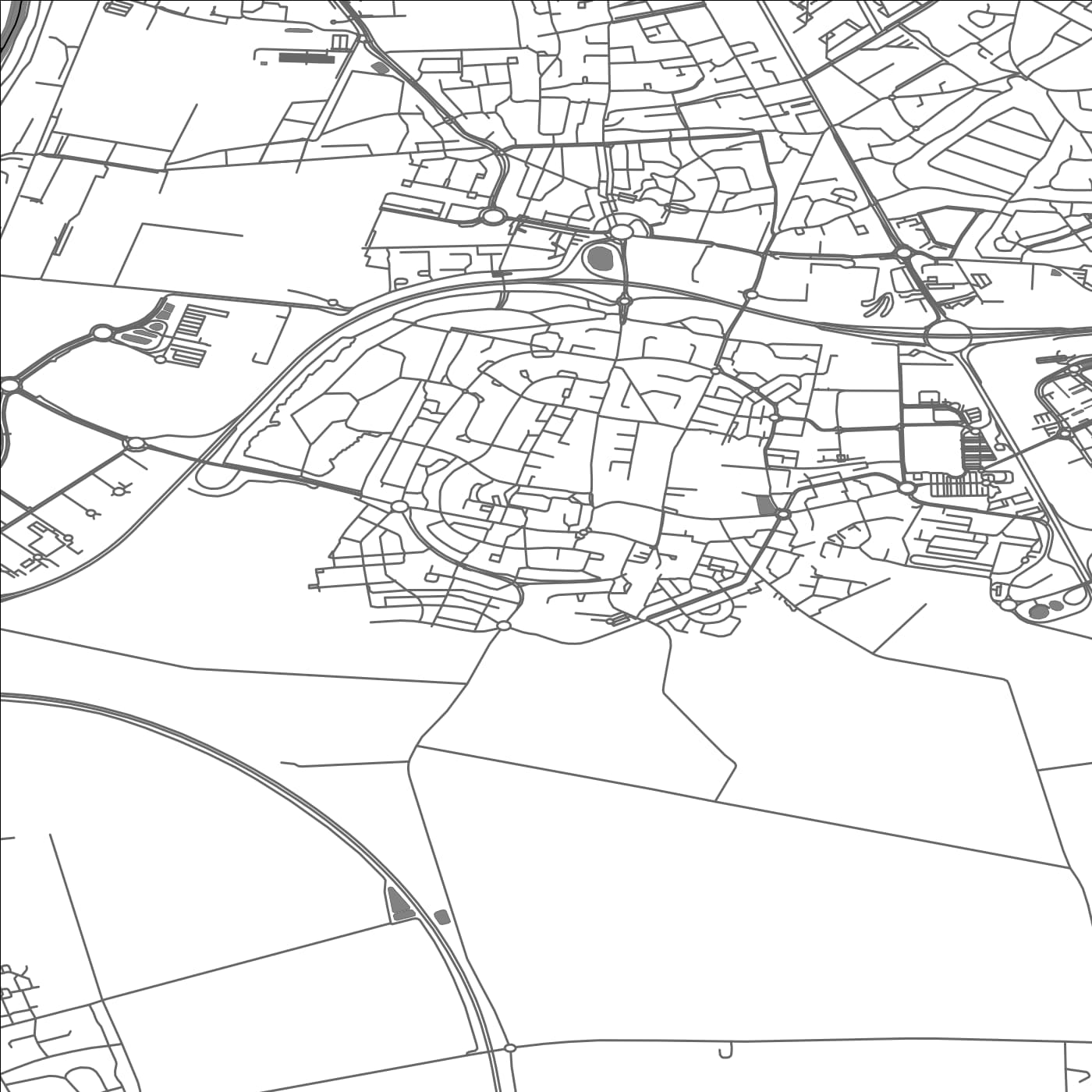 ROAD MAP OF IFS, FRANCE BY MAPBAKES