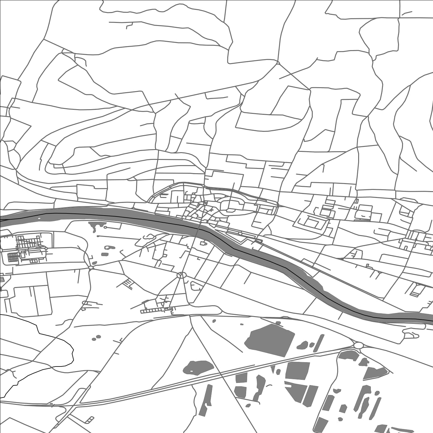 ROAD MAP OF JOIGNY, FRANCE BY MAPBAKES