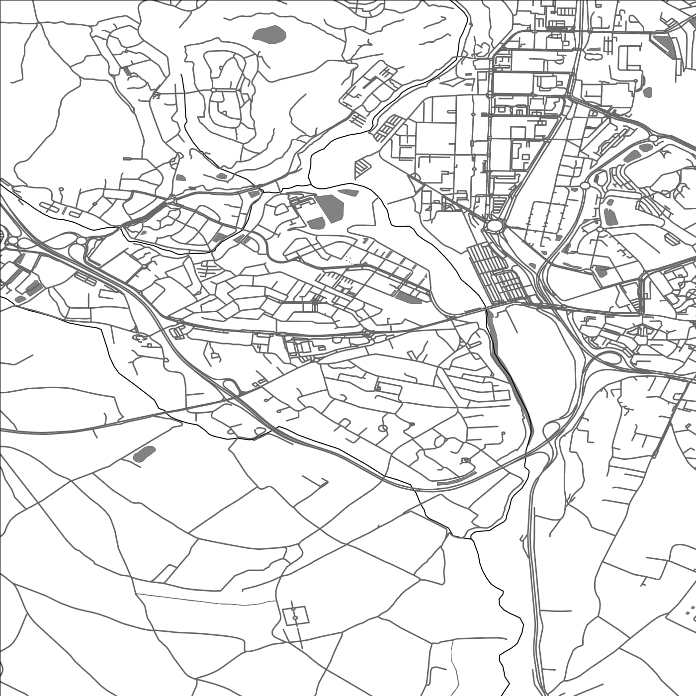 ROAD MAP OF JUVIGNAC, FRANCE BY MAPBAKES