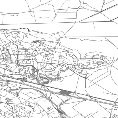 ROAD MAP OF L'ISLE-D'ABEAU, FRANCE BY MAPBAKES