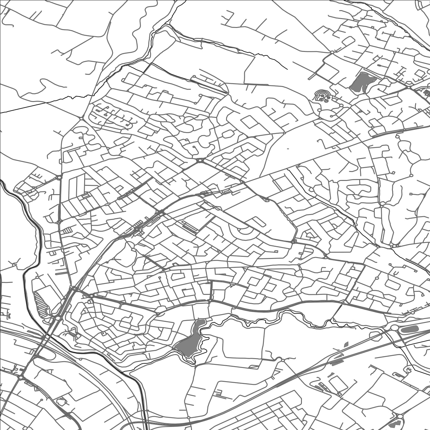 ROAD MAP OF L'UNION, FRANCE BY MAPBAKES