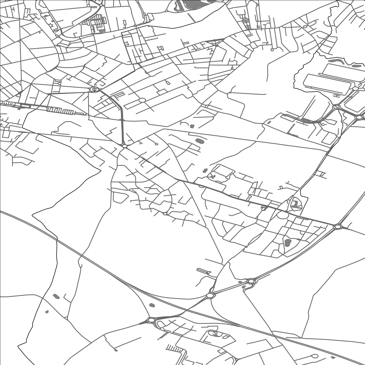 ROAD MAP OF LA CHAPELLE D'ARMENTIERES, FRANCE BY MAPBAKES