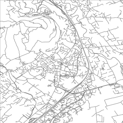 ROAD MAP OF LA FARLEDE, FRANCE BY MAPBAKES