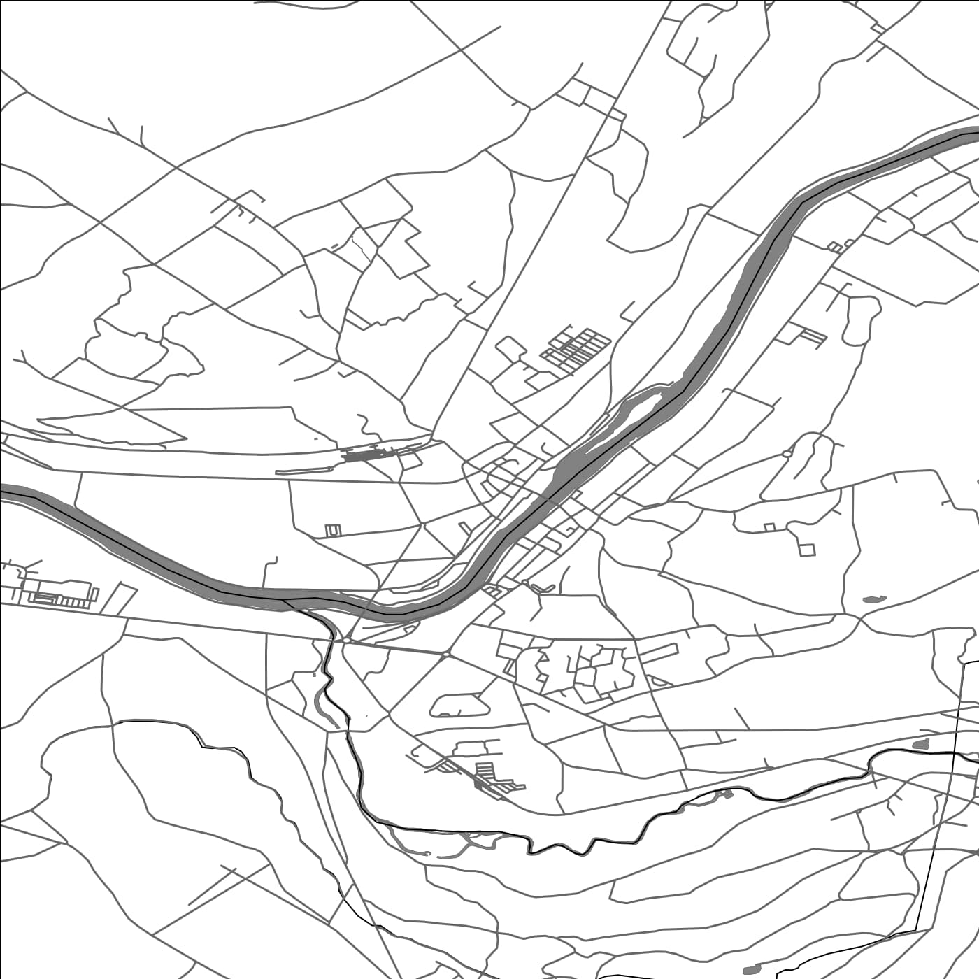 ROAD MAP OF LA FERTE-SOUS-JOUARRE, FRANCE BY MAPBAKES