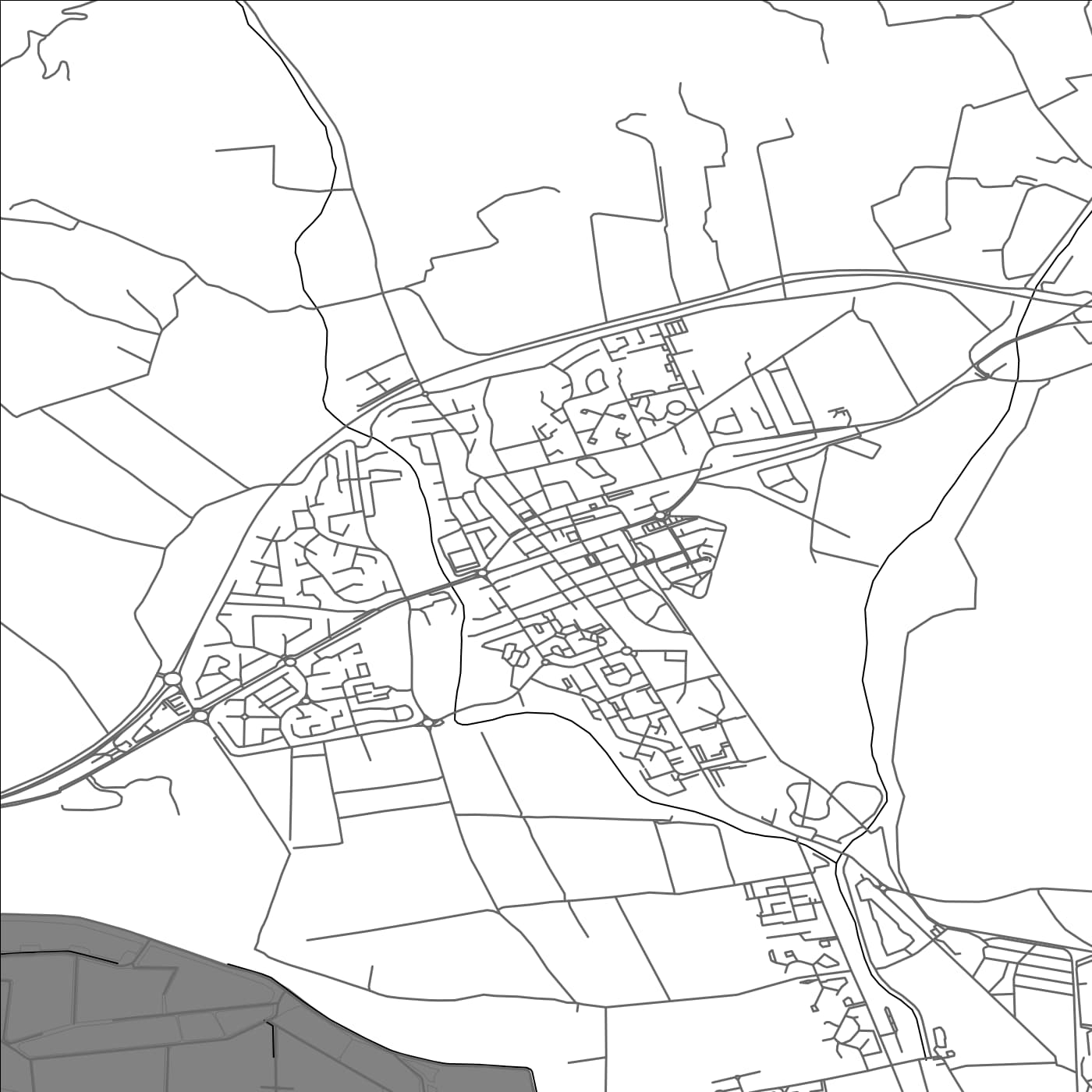 ROAD MAP OF LA LONDE-LES-MAURES, FRANCE BY MAPBAKES