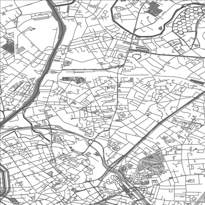 ROAD MAP OF LA MADELEINE, FRANCE BY MAPBAKES