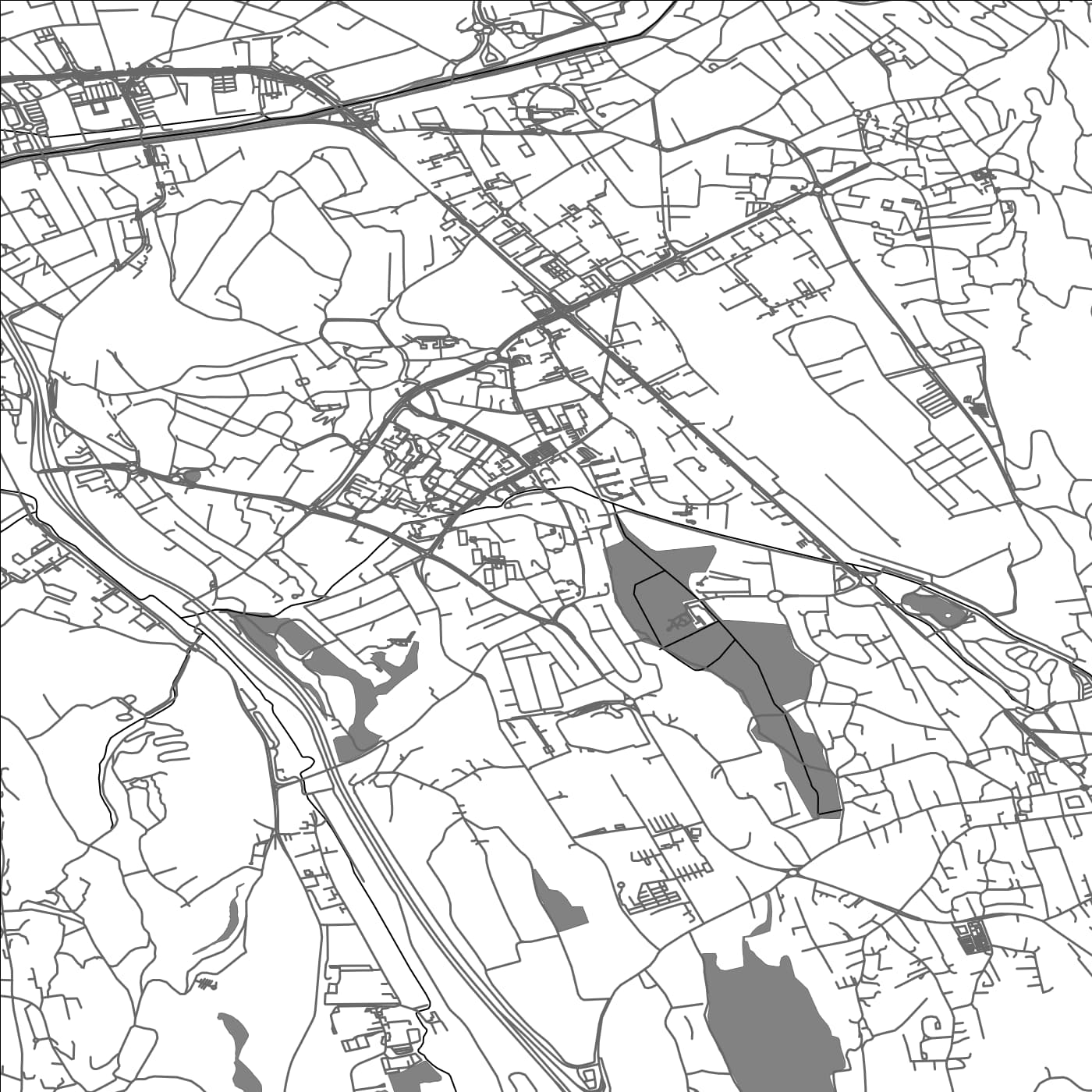 ROAD MAP OF LA RAVOIRE, FRANCE BY MAPBAKES