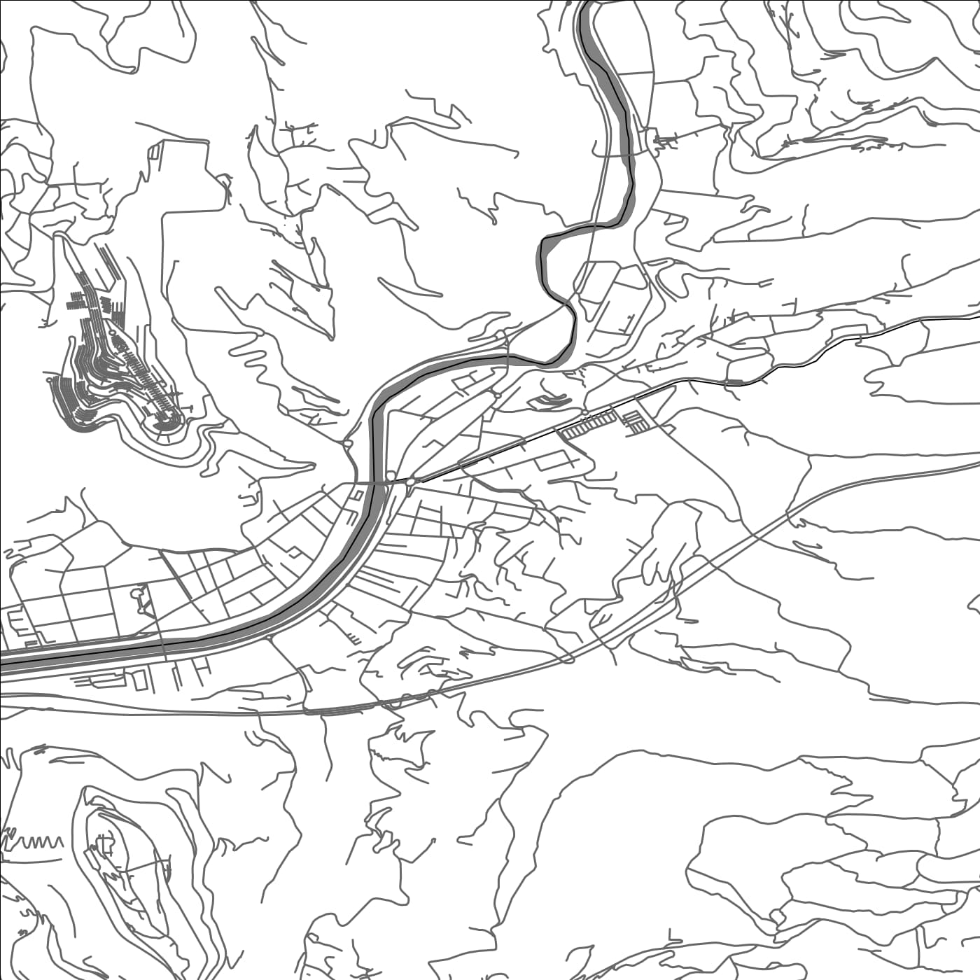 ROAD MAP OF LA TRINITE, FRANCE BY MAPBAKES