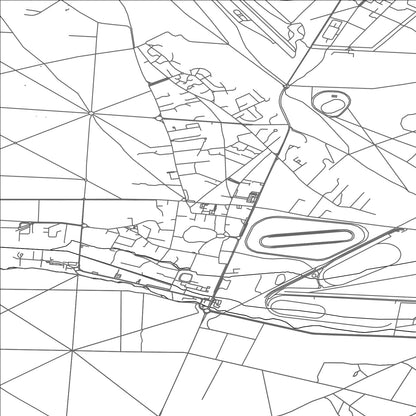 ROAD MAP OF LAMORLAYE, FRANCE BY MAPBAKES