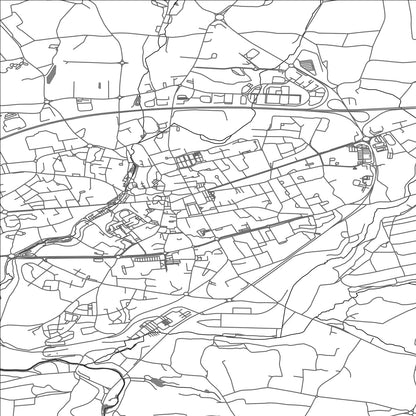 ROAD MAP OF LANDIVISIAU, FRANCE BY MAPBAKES