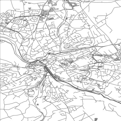 ROAD MAP OF LANNION, FRANCE BY MAPBAKES