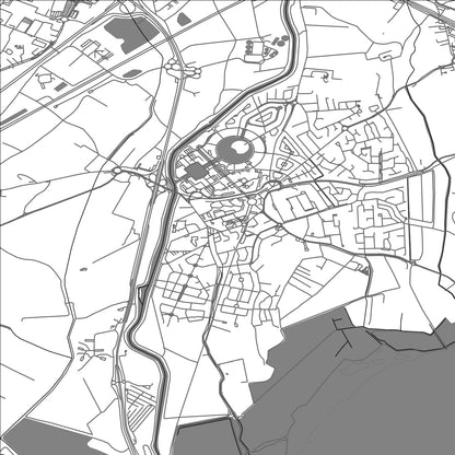 ROAD MAP OF LATTES, FRANCE BY MAPBAKES