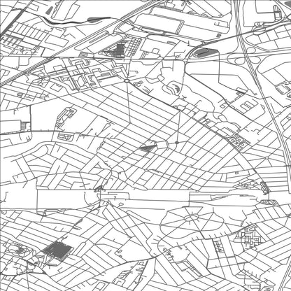 ROAD MAP OF LE BLANC-MESNIL, FRANCE BY MAPBAKES