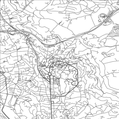 ROAD MAP OF LE CANNET, FRANCE BY MAPBAKES