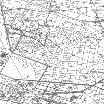 ROAD MAP OF LE CHESNAY, FRANCE BY MAPBAKES