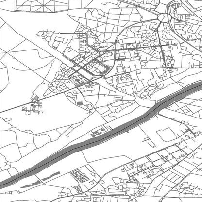 ROAD MAP OF LE MEE-SUR-SEINE, FRANCE BY MAPBAKES