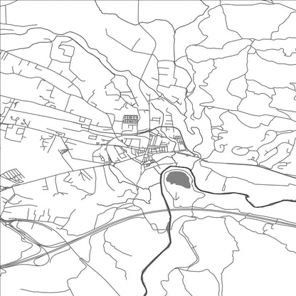 ROAD MAP OF LE MUY, FRANCE BY MAPBAKES