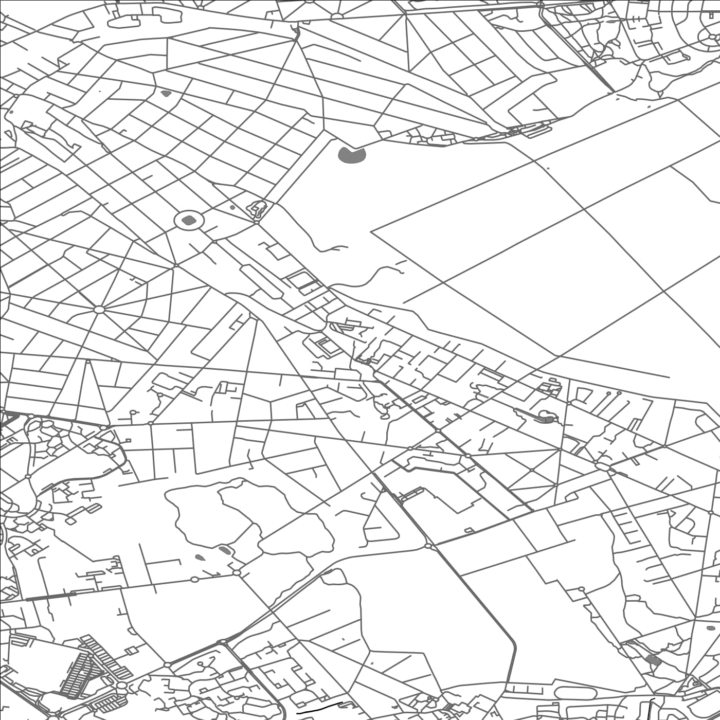 ROAD MAP OF LE PLESSIS-TREVISE, FRANCE BY MAPBAKES