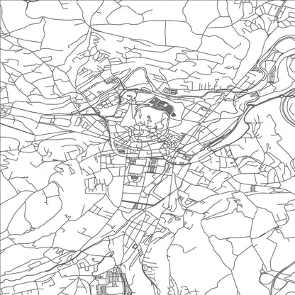 ROAD MAP OF LE PUY-EN-VELAY, FRANCE BY MAPBAKES