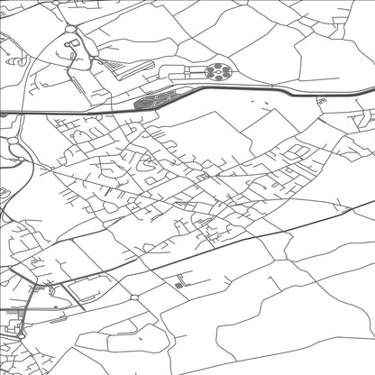 ROAD MAP OF LEERS, FRANCE BY MAPBAKES