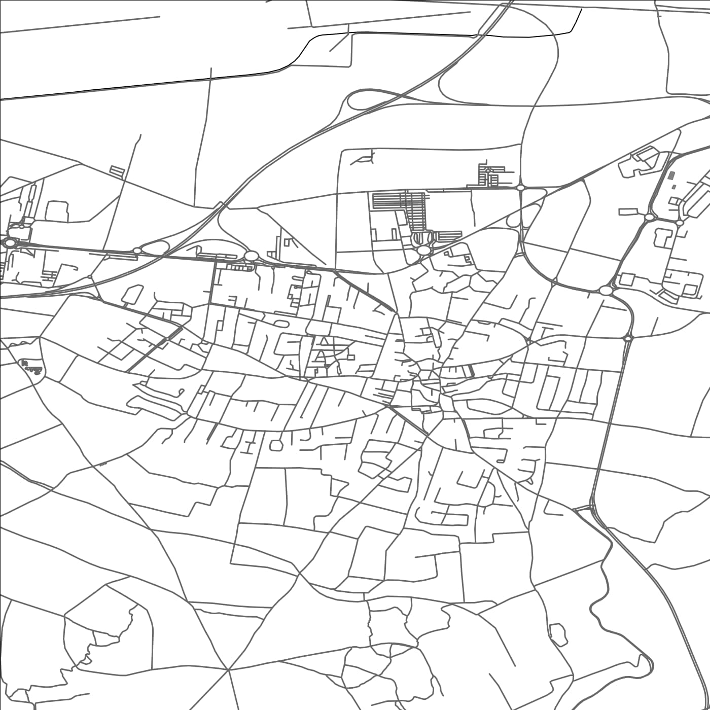 ROAD MAP OF LEMPDES, FRANCE BY MAPBAKES