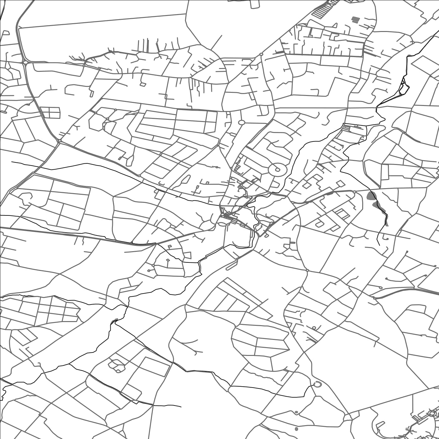 ROAD MAP OF LEOGNAN, FRANCE BY MAPBAKES