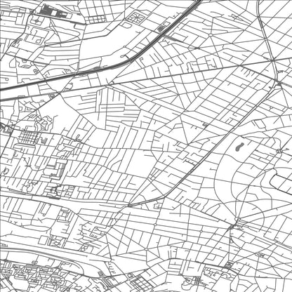 ROAD MAP OF LES PAVILLONS-SOUS-BOIS, FRANCE BY MAPBAKES