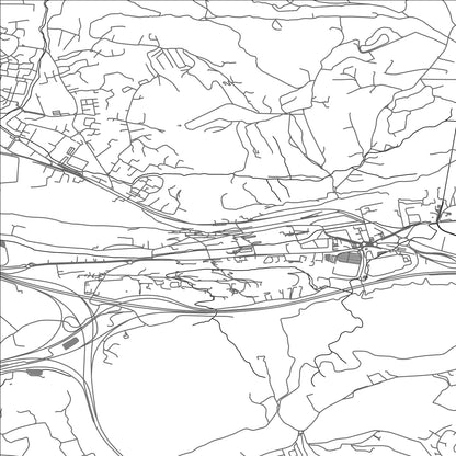 ROAD MAP OF LES PENNES-MIRABEAU, FRANCE BY MAPBAKES