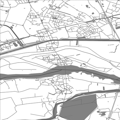 ROAD MAP OF LES PONTS-DE-CE, FRANCE BY MAPBAKES