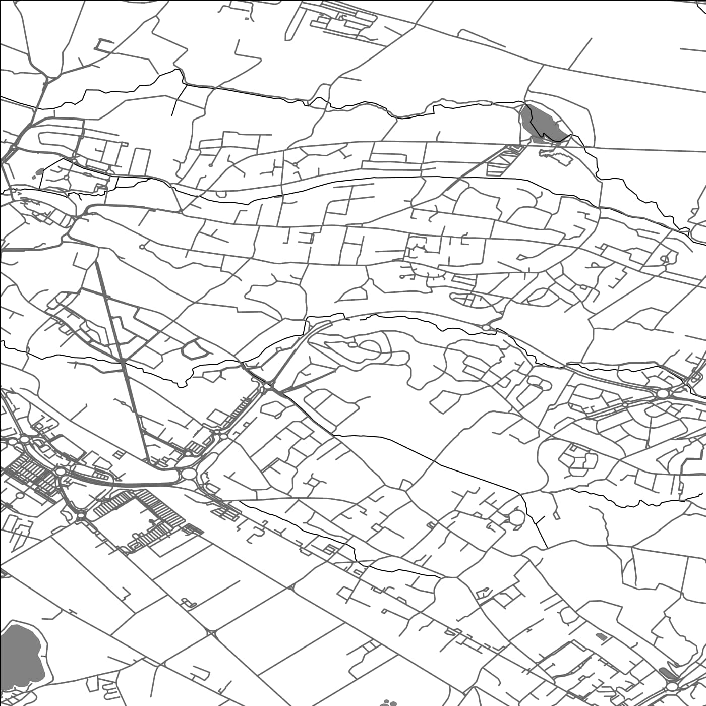 ROAD MAP OF LESCAR, FRANCE BY MAPBAKES