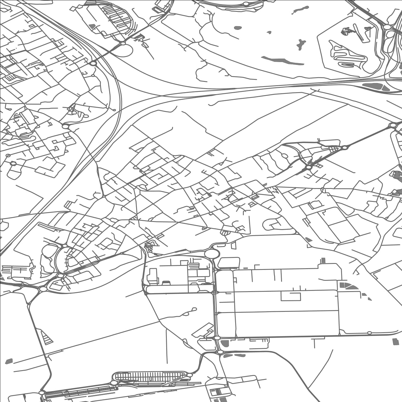 ROAD MAP OF LESQUIN, FRANCE BY MAPBAKES