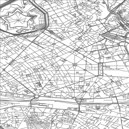 ROAD MAP OF LILLE, FRANCE BY MAPBAKES