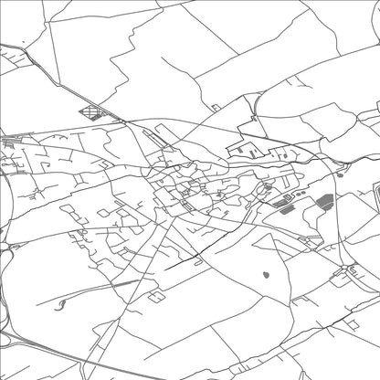 ROAD MAP OF LILLERS, FRANCE BY MAPBAKES